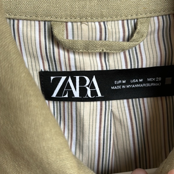 Zara Linen Blazer - Picture 2 of 4